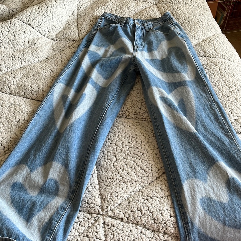 heart jeans